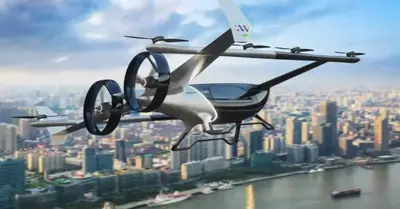 The innovative Flying Tiger passenger drone car prototype is Volkswagen’s entry into the field of aviation design