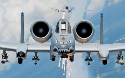 A-10 Warthog that can fire 3,900 rounds per minute and has a special upgrading system
