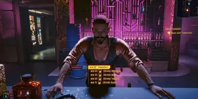 Cyberpunk 2077 Immersion Mod Lets You Grab A Drink In Every Night City Bar