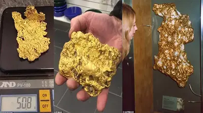 Huge gold nugget is found buried in a secret location in Australia – and it could be worth thousands of dollars