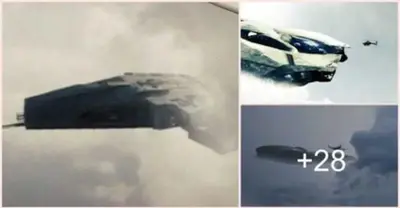 Onboard the aircraft, a passenger recorded some very amazing footage of a UFO.