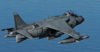 The US Marine Corps’ AV-8B Harrier II is the most potent vehicle on the market