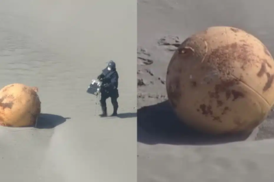 Japan is investigating mysterious sphere that washed up on beach