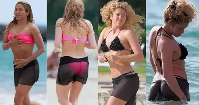 Shakira shows off her stunning figure in two different ʙικιɴιs