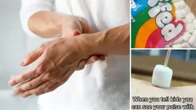 Teacher stuns with trick to checking your pulse using common pantry items
