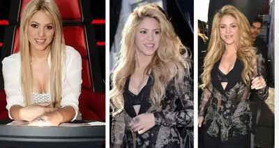 Shakira Lets Her Bra Peep Through Her Blazer, Forgets Her Shirt At Home