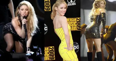 Shakira in Hervé Léger at the American Music Awards