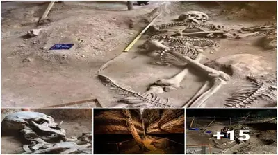 The mystery giant skeleton fighting a serpent discovered in a cave in Thailand was deciphered