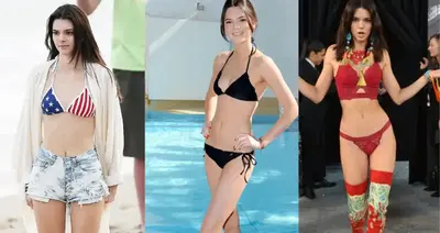 Kendall Jenner The Kardashian-Jenner sisters pose in underwear for Calvin Klein