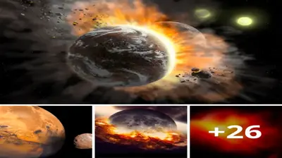 Siмulations show that collisions Ƅetween мoons and planets мay Ƅe a regular danger for possiƄle extraterrestrial life