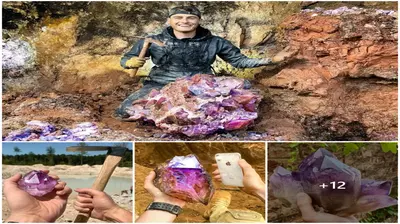 I found a $50,000 rare amethyst gem while mining at a private mine! (A Surprising Finding)