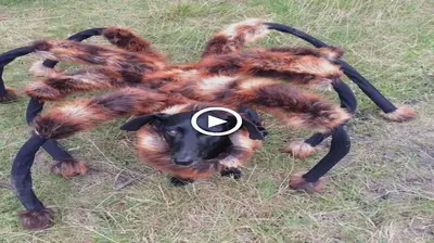 A Shocking Phenomenon: The Mysterious Transformation of a Dog into a Spider (video)