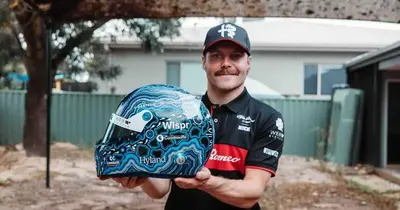 Bottas' Australian GP helmet to be auctioned for charity