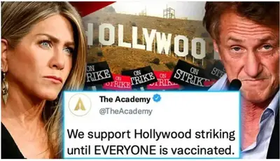 Celebrities Call For ‘Total Hollywood Strike’ Until Every Last Person Gets Jabbed