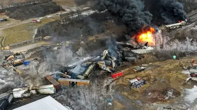 Railroad will use Ohio-based firms for derailment cleanup