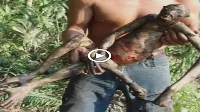 Everyone was perplexed by the strange “half human, half ape” creature discovered in the Amazon jungle (VIDEO)