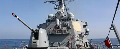 US sails warship through Taiwan Strait after China's drills