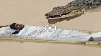 Crocodile аttасkѕ And Eats de.а.d Man In Fishing River Suddenly (VIDEO)