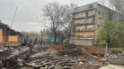 'We are holding on': Scars of war visible near the front in eastern Ukraine