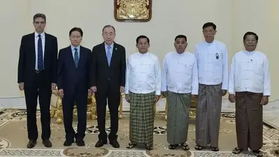 Ex-UN head Ban Ki-moon urges army to end Myanmar violence