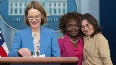 'The L Word' cast appears at White House briefing to mark Lesbian Visibility Week