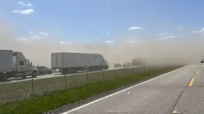 6 people killed, dozens injured as dust storm causes major car crash in Illinois: Officials