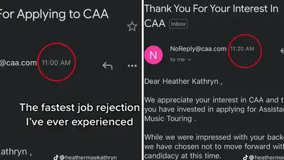 ‘Fastest job rejection’: Woman applies for job only to be rejected 20 minutes later