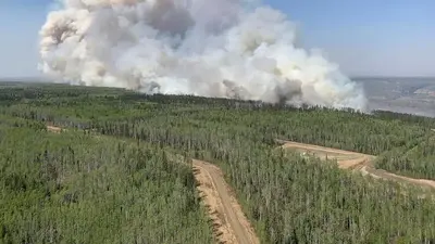 Out-of-control wildfires cause evacuations in western Canada