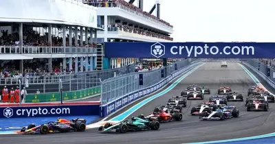 Verstappen hunts down Perez to win Miami Grand Prix