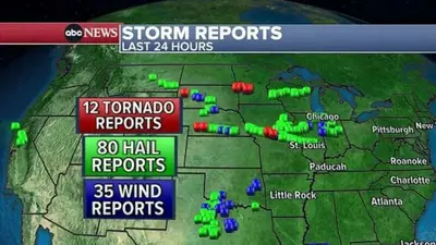 12 tornadoes hit the Heartland overnight, fueled by record-breaking temperatures