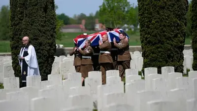 WWI soldier finally finds resting place in Flanders Fields