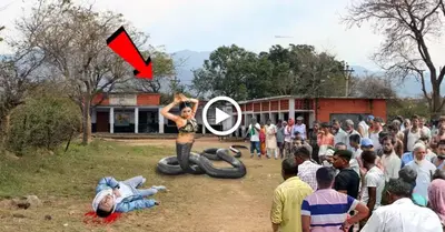 Astonishing Pregnancy of a Serpent with a Woman in Uttar Pradesh Leaves Locals Speechless.(VIDEO)