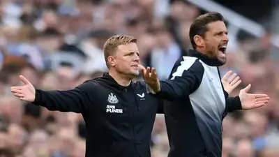 Eddie Howe reacts to Jason Tindall 'centre of attention' memes