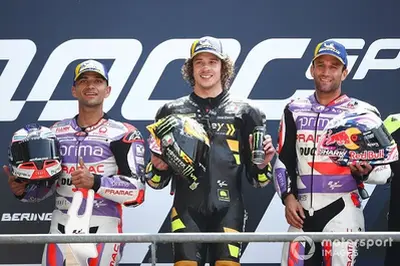 MotoGP French GP: Bezzecchi wins crash-filled 1000th GP, Bagnaia taken out