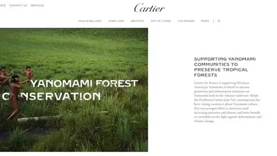 Cartier's use of images of Amazon tribe prompts Indigenous advocates to allege hypocrisy
