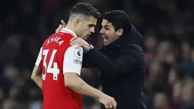 'You can forget this question' - Granit Xhaka launches staunch defence of Mikel Arteta