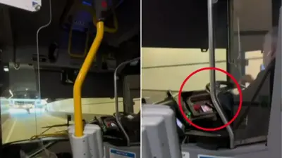 Brisbane bus driver stood down after passenger catches his illegal act while driving