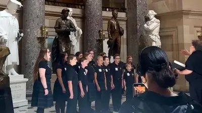 What led Capitol Police to stop a youth performance of the ‘Star-Spangled Banner’