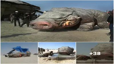 Stгапɡe creature weighing more than 27 tons has the shape of the largest ancient rhino in the world