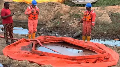 Oil spill from Shell pipeline fouls farms and a river in a long-polluted part of Nigeria