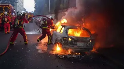Teenager's death during police traffic stop sparks violent unrest in Paris suburb