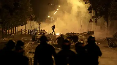 600 arrested and 200 police officers hurt on France's 3rd night of protests over teen's killing