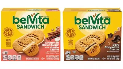 BelVita Breakfast Sandwich biscuits recalled following possible peanut contamination, company says