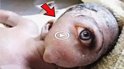 Discovered a one-eyed creature with a human-like body. It’s so scrary! (VIDEO)