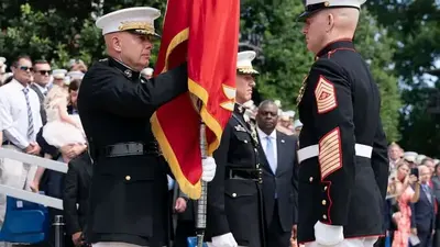 Marine Corps without confirmed commandant for 1st time since 1910 after GOP senator's blockade