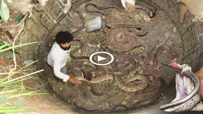 Unbelievable story! The man who lives with snakes has to take care of them every day like his own children (VIDEO)