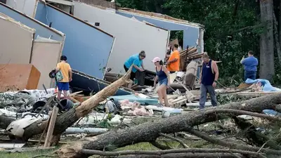 EF3 tornado rips through North Carolina amid extreme weather nationwide