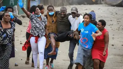 Police in Kenya open fire on activists protesting new taxes. At least 12 people are wounded
