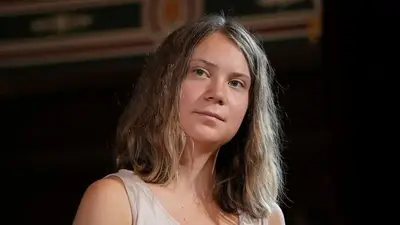 Greta Thunberg is appearing in a Swedish court on a charge of disobeying police at a climate protest