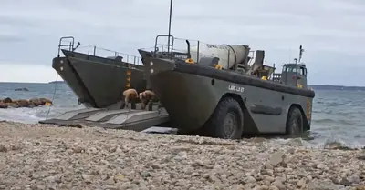 LARC-LX – BARC – Barge, large amphibious supply vehicle